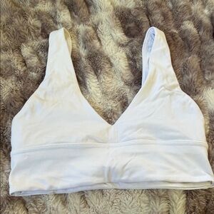 Lululemon Athletica White Sports Bra